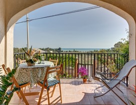 La veranda sul mare in Sicilia